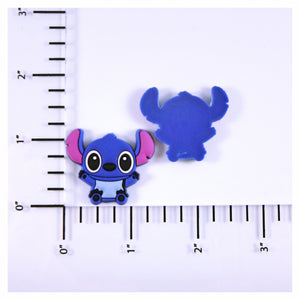 Set of 2 - PVC Resin -  Stitch Cute Full Body