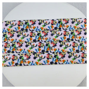 Ribbon by the Yard - 7/8" - Fab 5 Heads Scatter