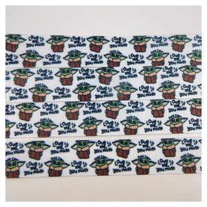 Ribbon by the yard - The Child, Baby Yoda Love Me You Must