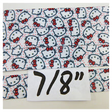 Load image into Gallery viewer, Ribbon by the Yard - 7/8&quot; - Hello Kitty Scatter with Dots
