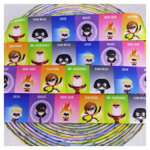 Ribbon by the Yard - Incredibles Blocks