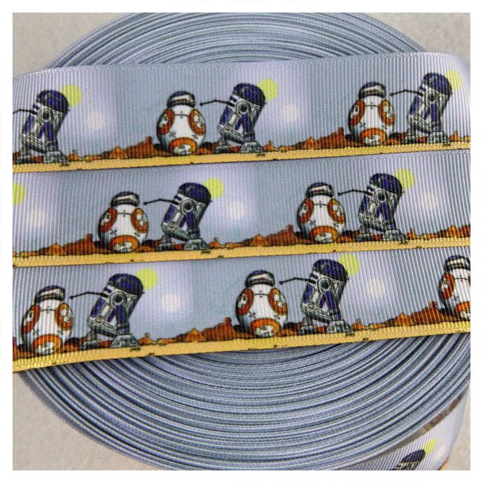 Ribbon by the Yard - Star Wars R2D2 & BB8