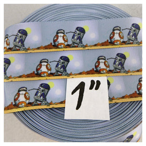 Ribbon by the Yard - Star Wars R2D2 & BB8