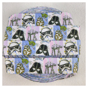 Ribbon by the Yard - Star Wars Character Blocks Pastelish