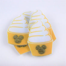 Load image into Gallery viewer, Set of 2 - Planar Resin - Dole Whip w/ Glitter
