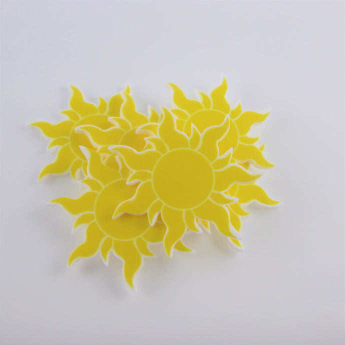 Set of 2 - Planar Resin - Rapunzel Flaming Yellow Sun