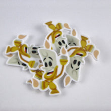 Load image into Gallery viewer, Set of 2 - Planar Resin - Lumiere - Candlestick - Beauty and the Beast
