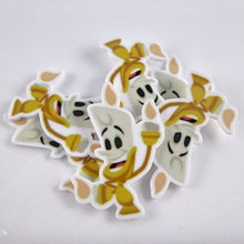 Load image into Gallery viewer, Set of 2 - Planar Resin - Lumiere - Candlestick - Beauty and the Beast
