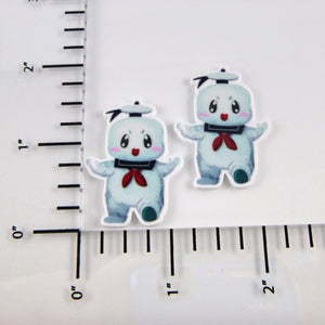 Set of 2 - Planar Resin - Stay Puft Marshmallow Man - Ghostbusters