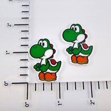 Load image into Gallery viewer, Set of 2 - Planar Resin - Yoshi - Super Mario Brothers

