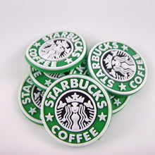 Load image into Gallery viewer, Set of 2 - PVC Resin -  Starbucks Logo - Small
