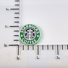 Load image into Gallery viewer, Set of 2 - PVC Resin -  Starbucks Logo - Small
