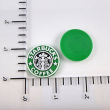 Load image into Gallery viewer, Set of 2 - PVC Resin -  Starbucks Logo - Small
