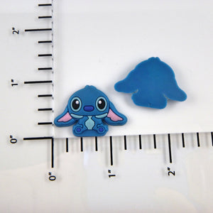Set of 2 - PVC Resin -  Stitch - Full Body - Cutie