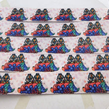 Load image into Gallery viewer, Ribbon by the yard - Chip &amp; Dale with Berries

