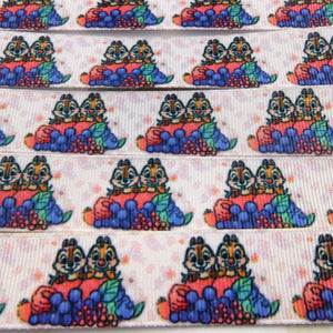 Ribbon by the yard - Chip & Dale with Berries