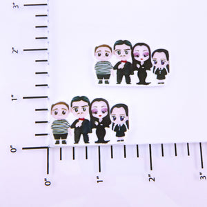 Set of 2 - Planar Resin - The Addams Family