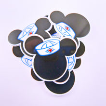Load image into Gallery viewer, Set of 2 - Planar Resin - Mickey Head with Sailor Hat - DCL
