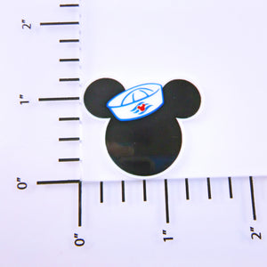 Set of 2 - Planar Resin - Mickey Head with Sailor Hat - DCL