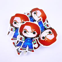Load image into Gallery viewer, Set of 2 - Planar Resin - Chucky - With Knife - Child&#39;s Play - Horror Character
