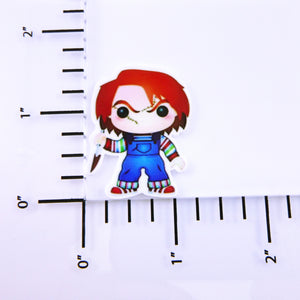 Set of 2 - Planar Resin - Chucky - With Knife - Child's Play - Horror Character