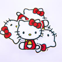 Load image into Gallery viewer, Set of 2 - Planar Resin - Hello Kitty Red Overalls Yellow Shirt
