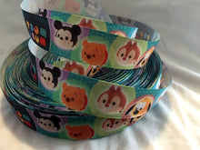Load image into Gallery viewer, Ribbon by the Yard - Tsum Tsum Ribbon - Mickey and Friends - Words
