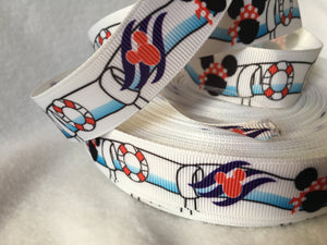 Ribbon by the Yard - Disney DCL - Cruise Ribbon