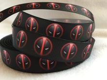 Load image into Gallery viewer, Ribbon by the Yard - Deadpool - Merc with the Mouth
