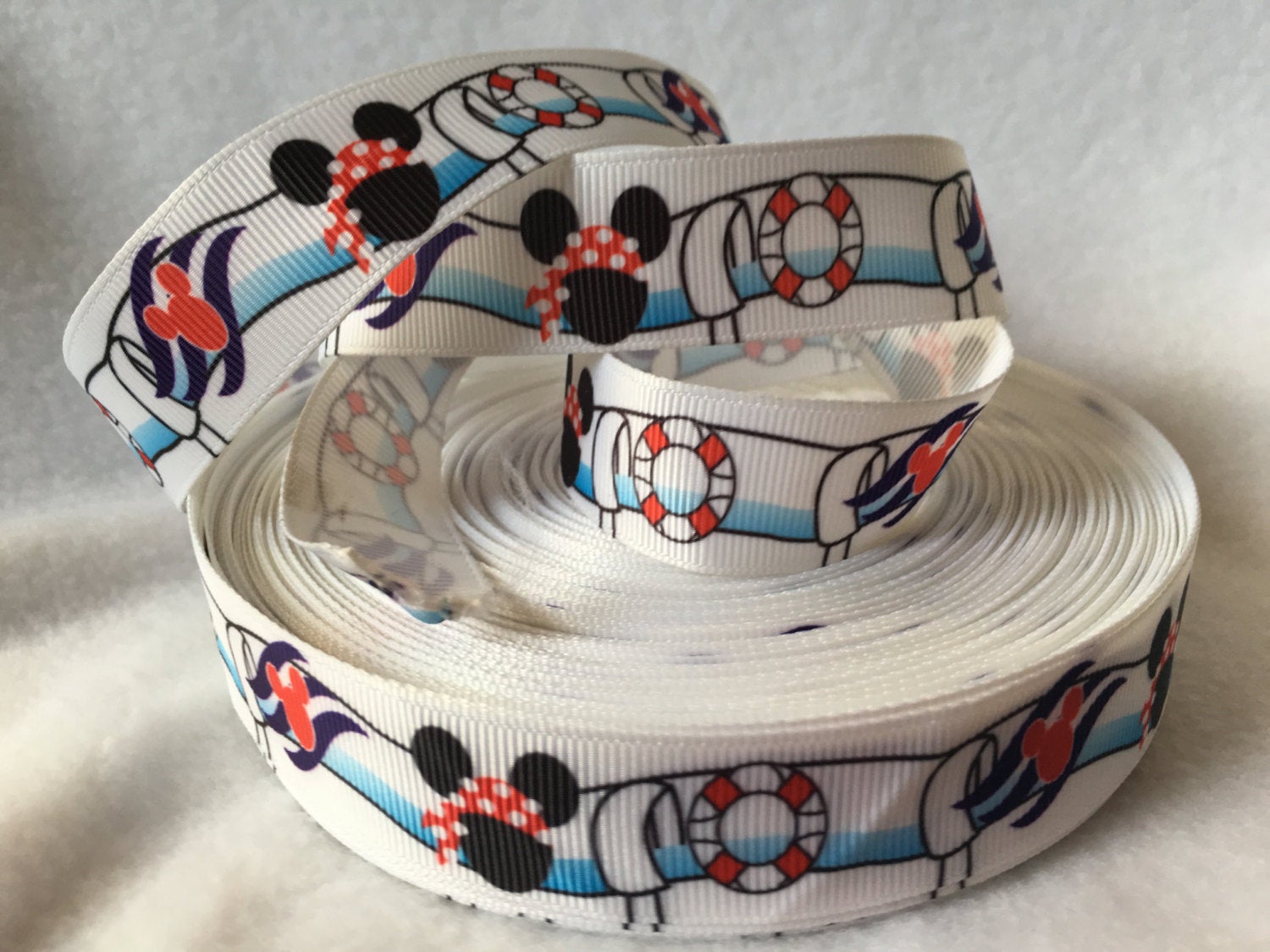 Ribbon by the Yard - Disney DCL - Cruise Ribbon – Giraffic Crafts