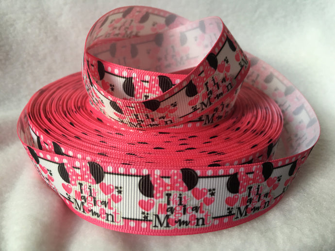 Ribbon by the Yard - This Magical Moment Pink Minnie