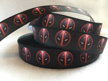 Load image into Gallery viewer, Ribbon by the Yard - Deadpool - Merc with the Mouth
