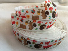 Load image into Gallery viewer, Ribbon by the Yard - Woodland Creature Ribbon
