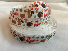 Load image into Gallery viewer, Ribbon by the Yard - Woodland Creature Ribbon
