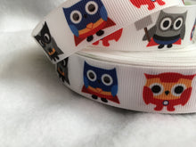 Load image into Gallery viewer, Ribbon by the Yard - Owls Avengers Ribbon
