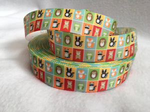 Ribbon by the Yard - Jungle Animals Ribbon