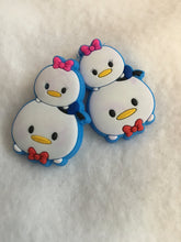 Load image into Gallery viewer, Set of 2 - PVC Resin - Donald and Daisy Duck
