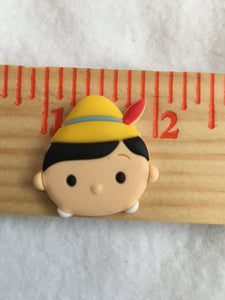 Set of 2 - PVC Resin - Pinocchio - Real Boy