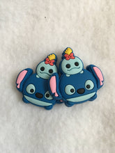 Load image into Gallery viewer, Set of 2 - PVC Resin - Stitch with Scrump
