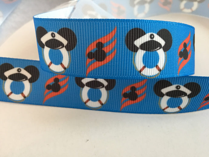 Ribbon by the Yard - Disney DCL - Cruise Ribbon