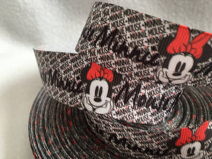 Ribbon by the Yard - Minnie Mouse Ribbon