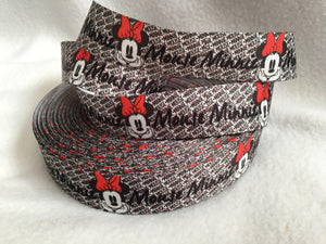 Ribbon by the Yard - Minnie Mouse Ribbon