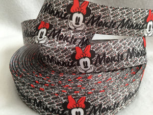 Ribbon by the Yard - Minnie Mouse Ribbon