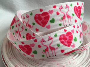 Ribbon by the Yard - Giraffe Ribbon
