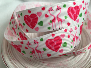 Ribbon by the Yard - Giraffe Ribbon