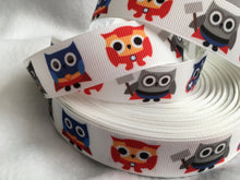 Load image into Gallery viewer, Ribbon by the Yard - Owls Avengers Ribbon
