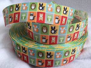 Ribbon by the Yard - Jungle Animals Ribbon