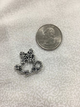 Load image into Gallery viewer, Set of 10 - Girl Mouse Head Flower Charms
