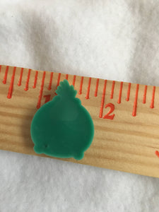 Set of 2 - PVC Resin - Scrump - Stitch - Dark Green