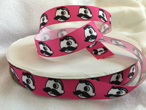 Ribbon by the Yard - Natty Boh - Pink - Baltimore